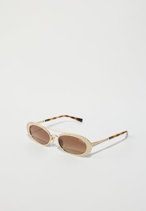 Occhiali da sole - pale gold-coloured/brown