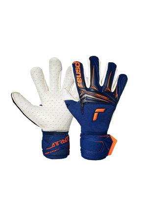 ATTRAKT SPEEDBUMP FINGER SUPPOR - Goalkeeping gloves - premium blue shock orange