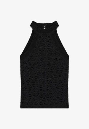 Guess, HALTER-NECK-PULLOVER - Pullover - schwarz