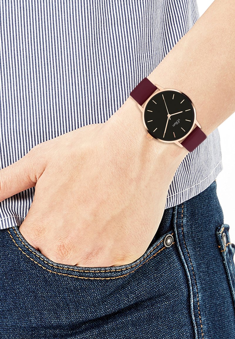 Damen Analoguhren | s.Oliver Uhr rot - ZA22688 Damen Analoguhren | s.Oliver Uhr rot - ZA22688