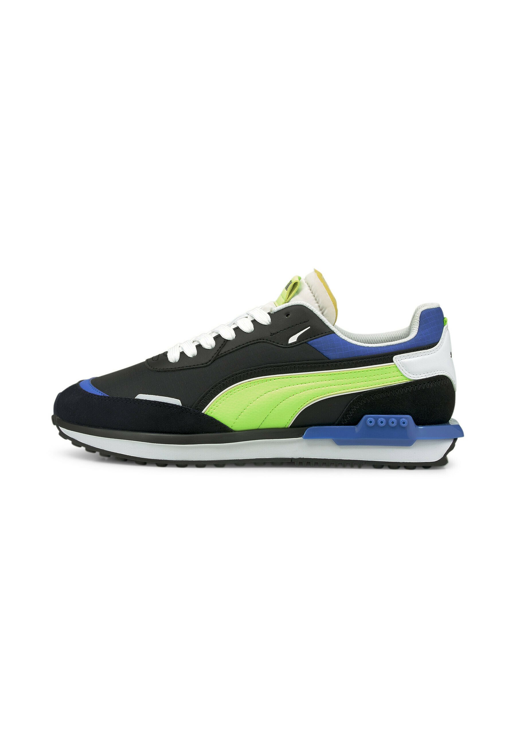 Puma Sneakers laag - puma black green glare/antraciet - Zalando.nl