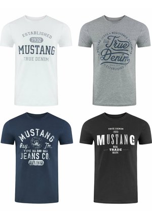 TEE 4 PACK - Print T-shirt - farbmix