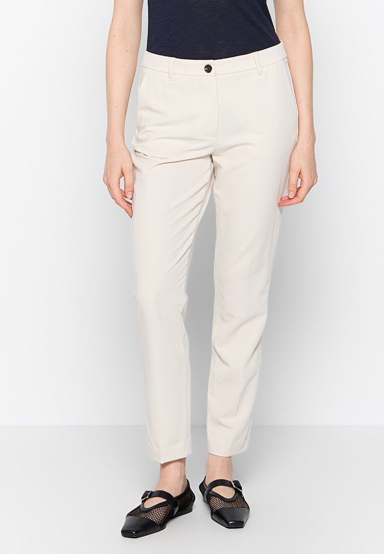 Sisley Pantalon classique écru