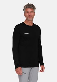 Mammut - Langærmet T-shirt - black Miniaturebillede 1