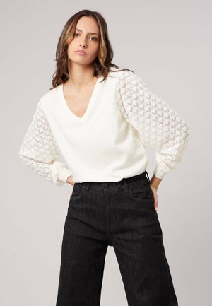 DEELUXE, DEELUXE ORIGINAL PULL AUDRINE - Pullover - altweiß