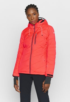 SAVOGNIN QUILTED - Skijakke - neon coral