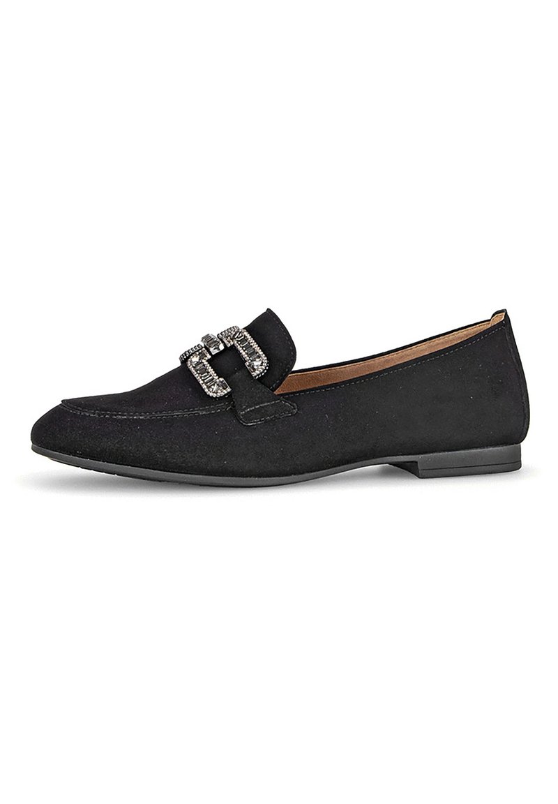 gabor black loafers