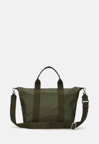 Lauren Ralph Lauren NYLON EXTRA LARGE STEVIE ZIP TOTE BAG - Bevásárlótáska - dark olive/dark olive
