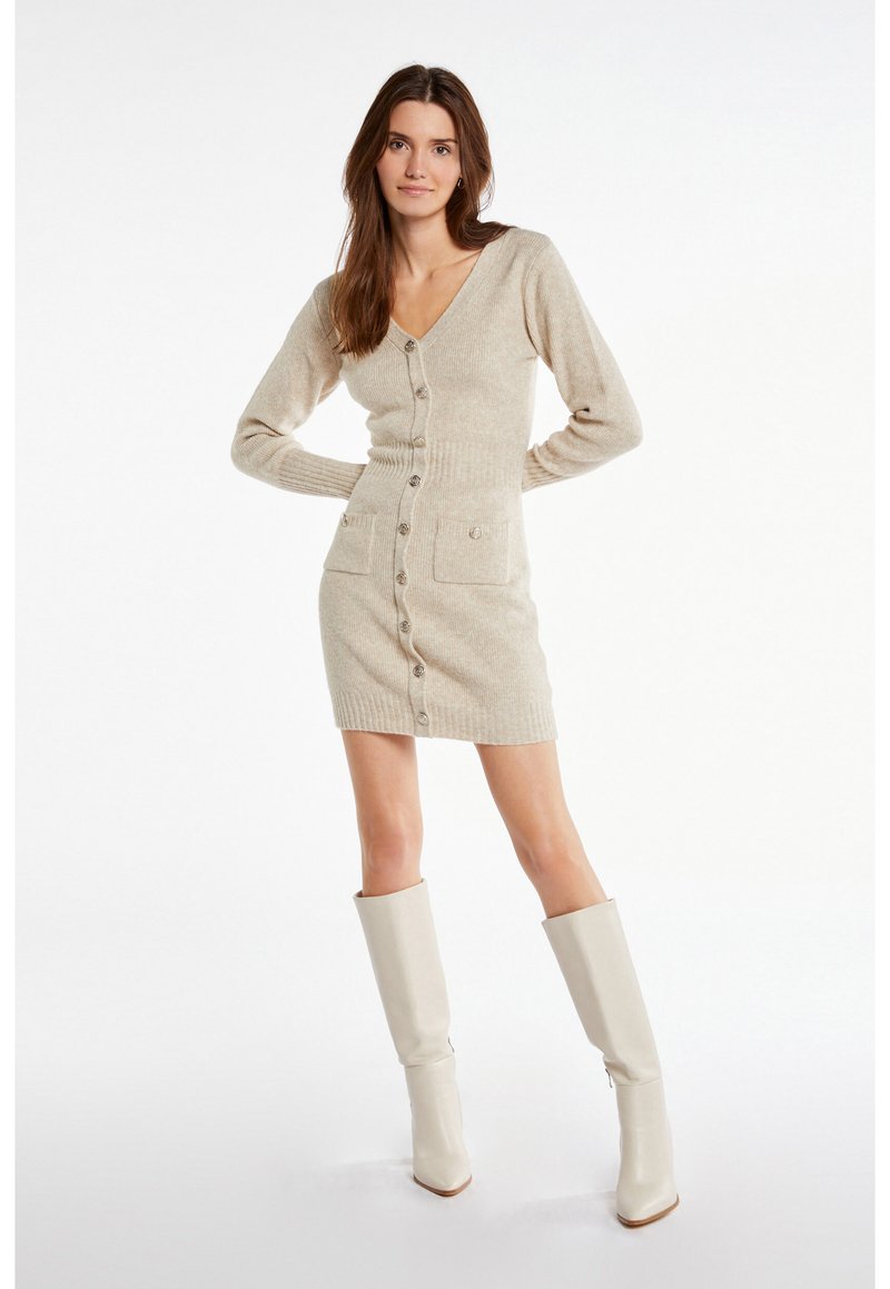 Morgan Vestido Vestido Largo Recto Estampado Multico Mujer