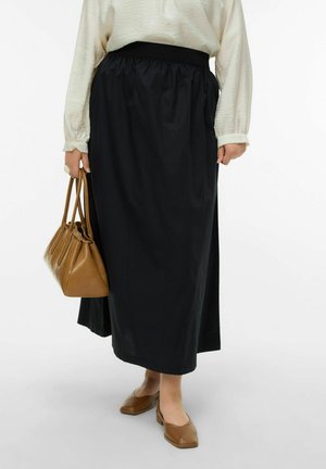 VMCCILLA HOHE TAILLE LANGER  - Jupe longue - black