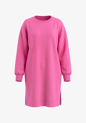 Studio Untold, SWEATKLEID, OVERSIZED, WEITER BALLON-LANGARM - Vestido sudadera - dark rose