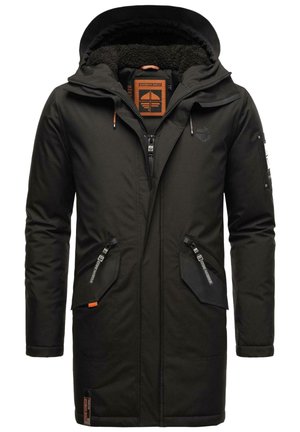 STONE HARBOUR Wintermantel - black