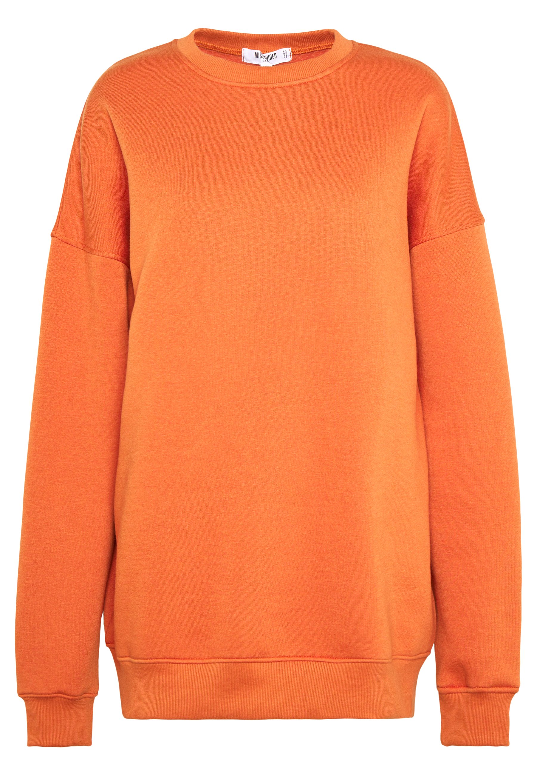 Missguided Tall BRUSHBACK Sweatshirt rust Zalando.no Missguided Tall BRUSHBACK - Sweatshirt - rust