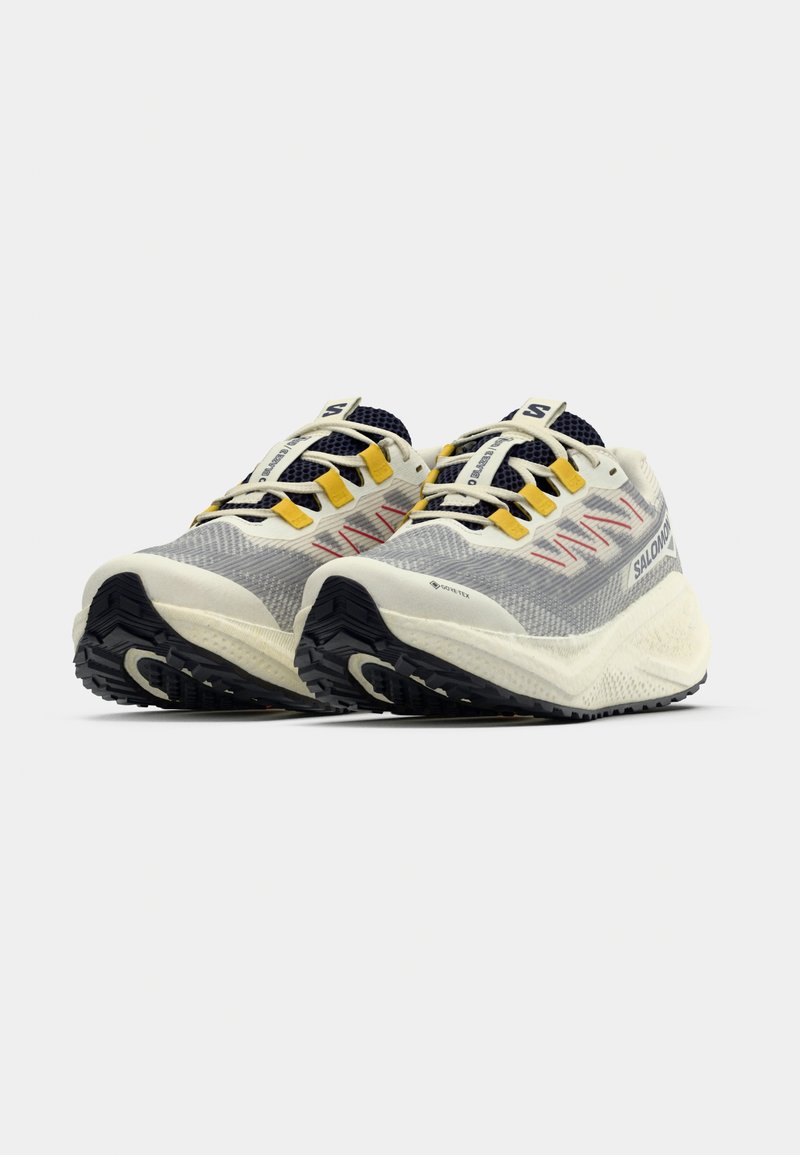 Salomon Gray and Cream Trail Sneakers with Red Blue Yellow Accents Salomon | Shoes | Salomon Xt4 Og Kar Lart Unisex Sportyle  main image 4