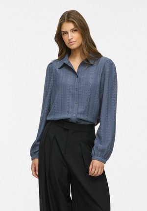 VILA SHIRT VIZANIA LONG SLEEVED - Chemisier - vintage indigo
