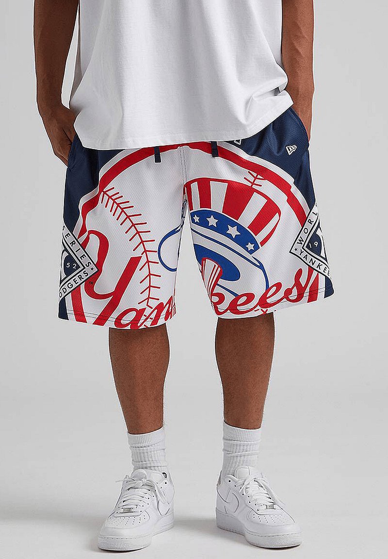 New Era LIFESTYLE LOGO - Shorts - blau