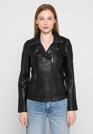 BELICE - Lederjacke - black