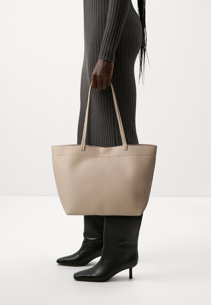 ONLY ONLLOLA SHOPPER  - Håndtasker - white pepper