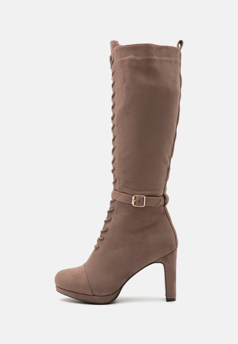 Anna Field Wide Fit Bottes à plateau - taupe