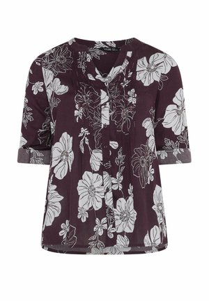 Yours Clothing, PLUS SIZE CASUAL TOPS - Camicetta - plum
