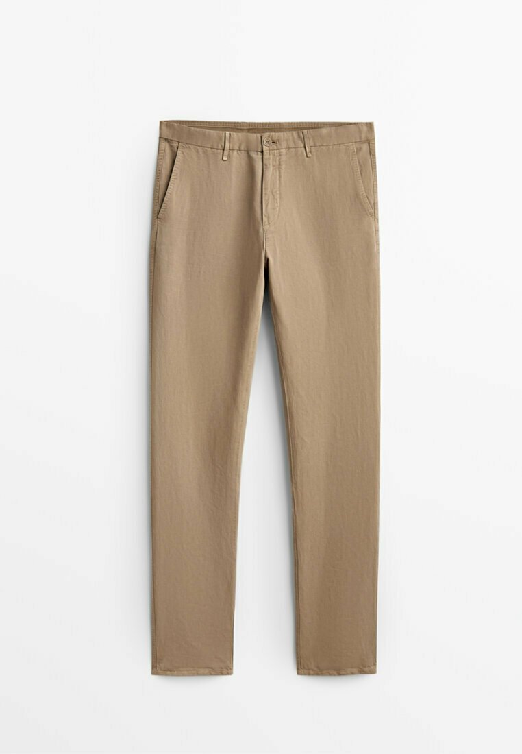 Herren Chinos | Massimo Dutti IM REGULAR-FIT Chino beige - IG47822 Herren Chinos | Massimo Dutti IM REGULAR-FIT Chino beige - IG47822