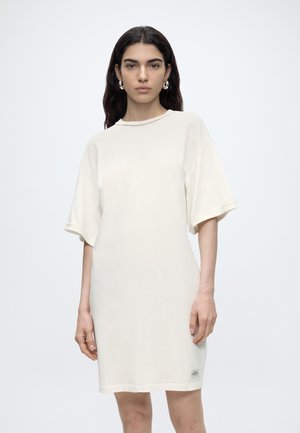 Mads Nørgaard TAMMIE DRESS - Φόρεμα από ζέρσεϊ - snow white