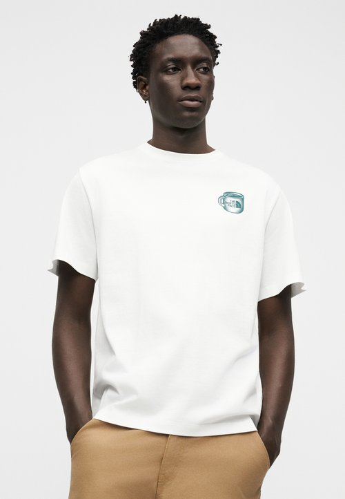 The North Face BASECAMP BARISTA RELAXED SHORT SLEEVE - Print T-shirt - white/pacific teal — foto 4