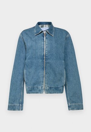 Sunnei Blusão aviador - light washed denim