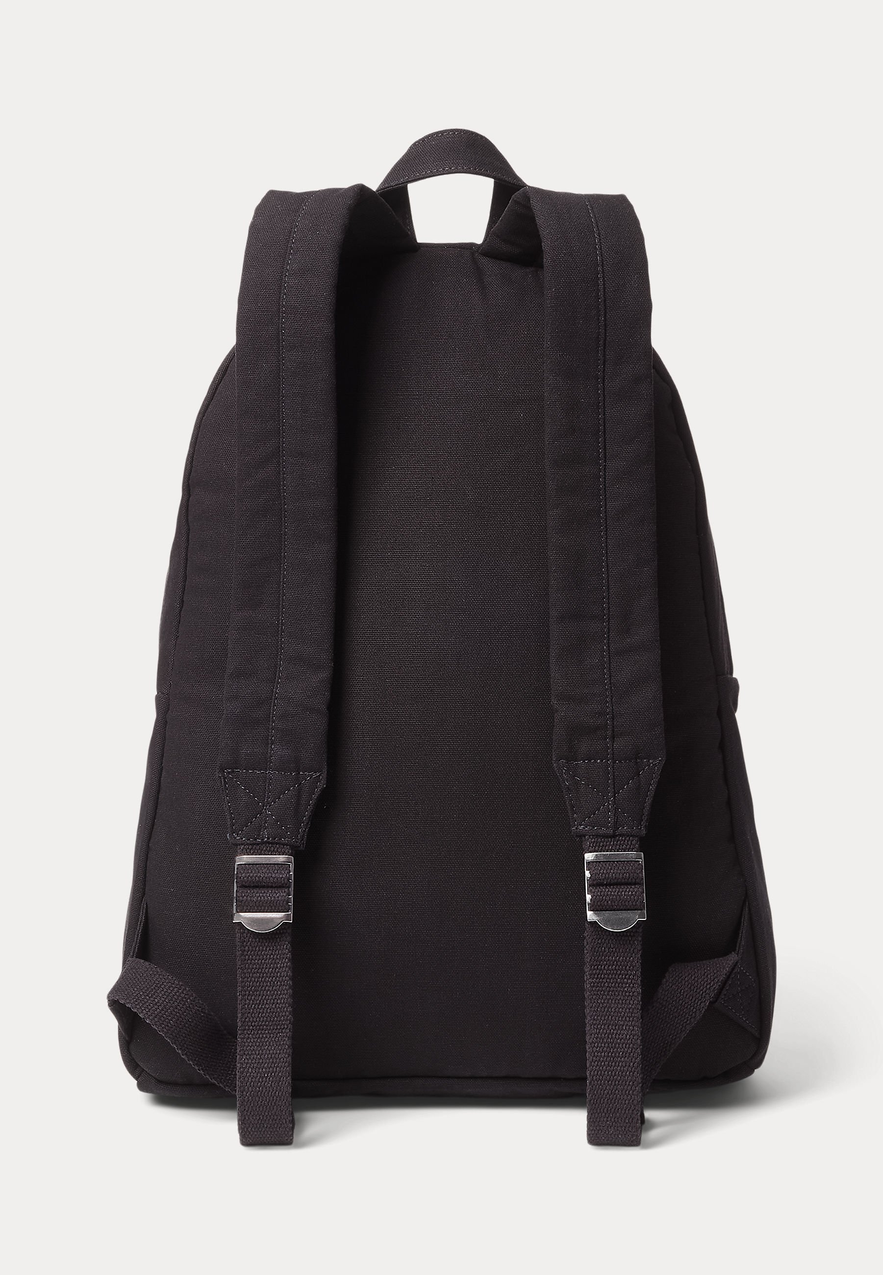 Polo Ralph Lauren CANVAS BACKPACK - Tagesrucksack - black/schwarz