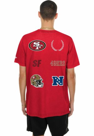 New Era, OVERSIZED   NFL SAN FRANCISCO 49ERS - Print T-shirt - red