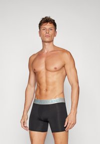 Calvin Klein Underwear BOXER BRIEF 3 PACK CKR STEEL MICRO - Apakšbikses - black/zoni beach/ash