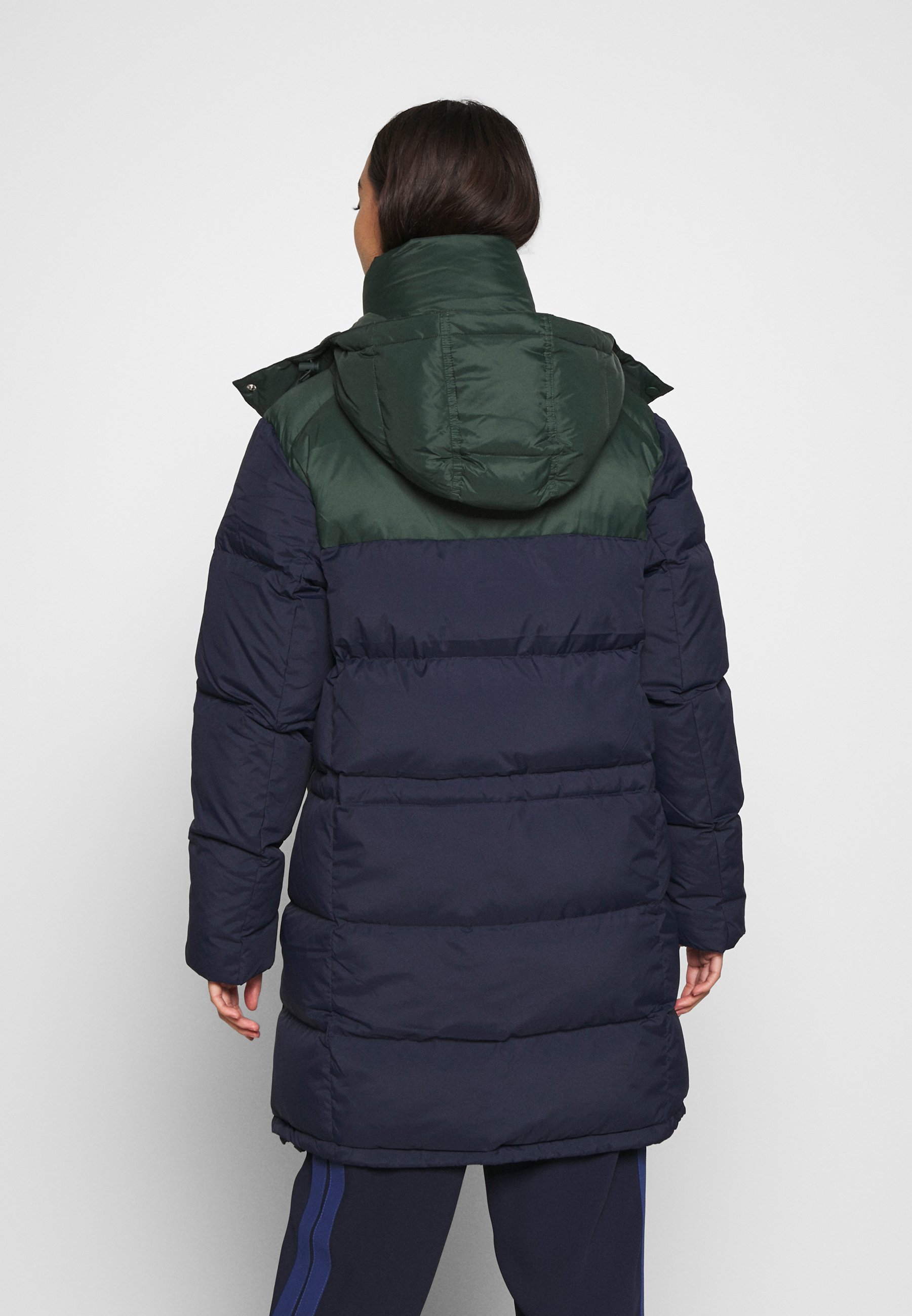 lacoste puffer jacket blue