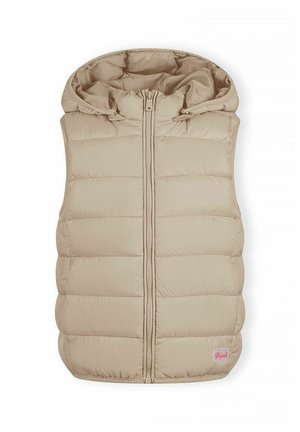 LIGHTWEIGHT PADDED WITH HOOD - Vest - sand