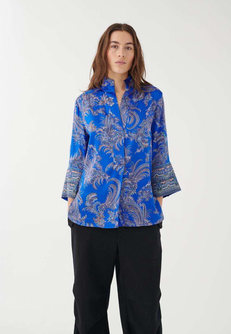 Dea Kudibal Kamidea Mandarin Style Paisley Print Silk Blouse Cachemir main image 1
