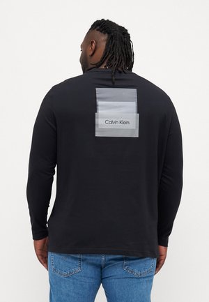 STACK COLOR BLOCK - Long sleeved top - black