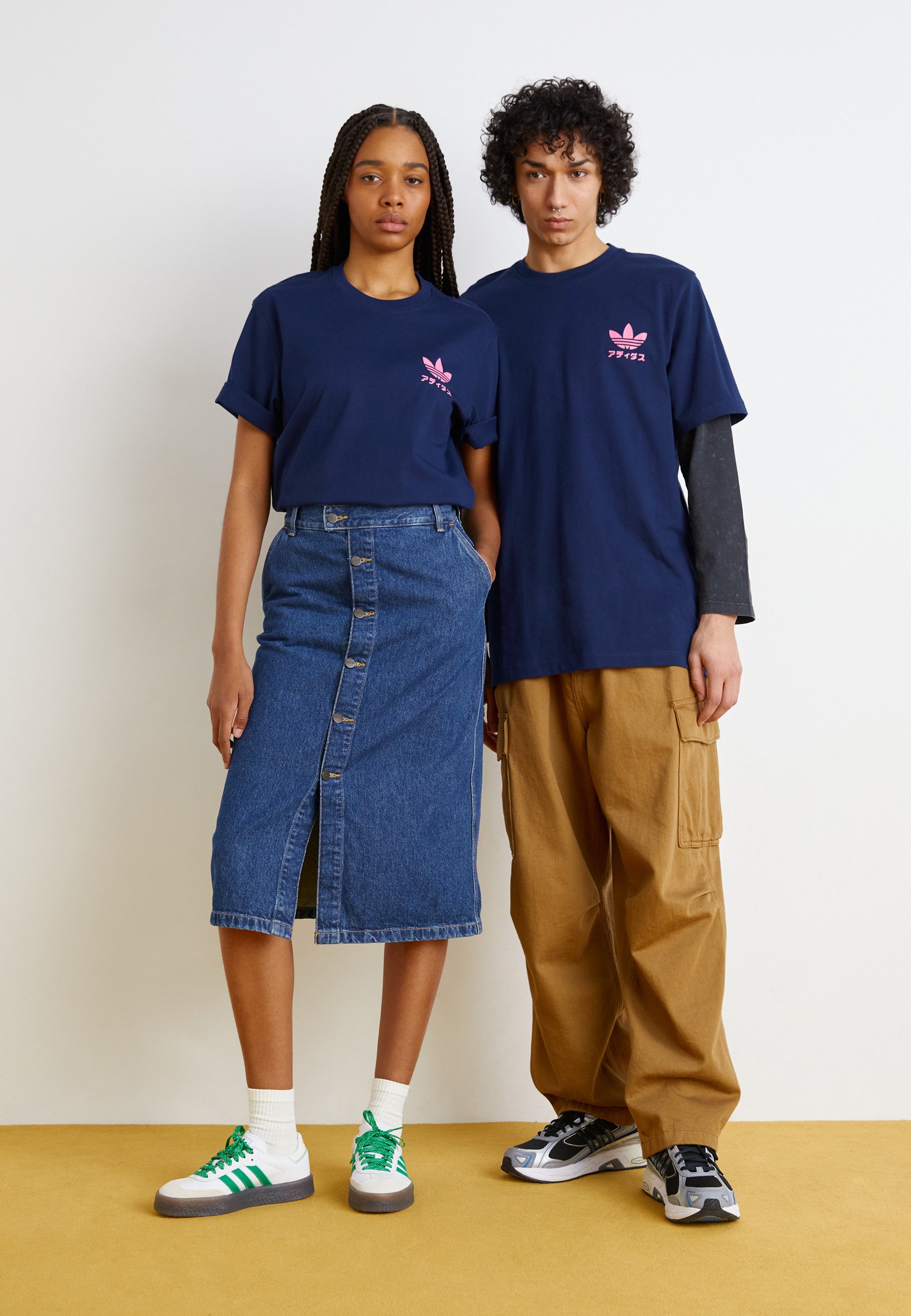 adidas Originals JAPAN - Print T-shirt - night indigo/dark