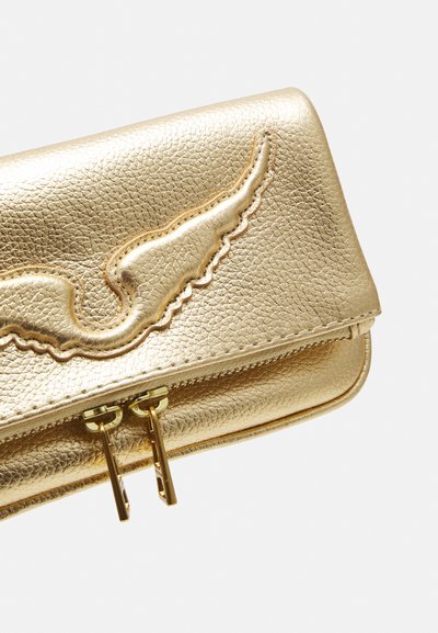Zadig & Voltaire ROCK NANO WINGS - Cross body bag - gold-coloured