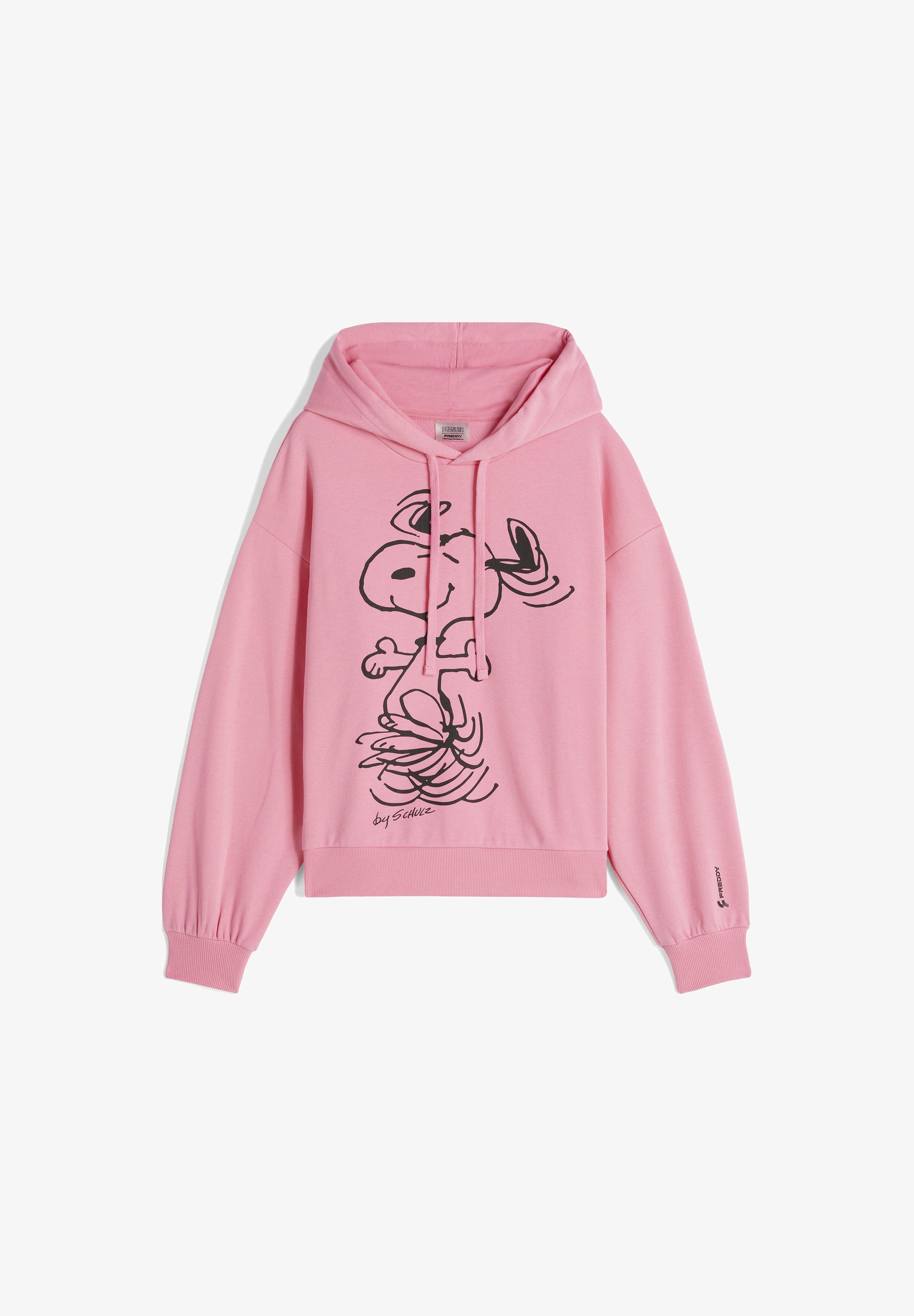 Freddy GRAFICA SNOOPY Felpa con cappuccio pink carnation/fuxia