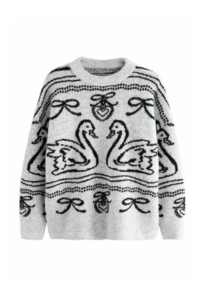 Strickpullover - grey swan