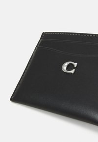 COACH REFINED ESSENTIAL CARD CASE - Portefeuille - black