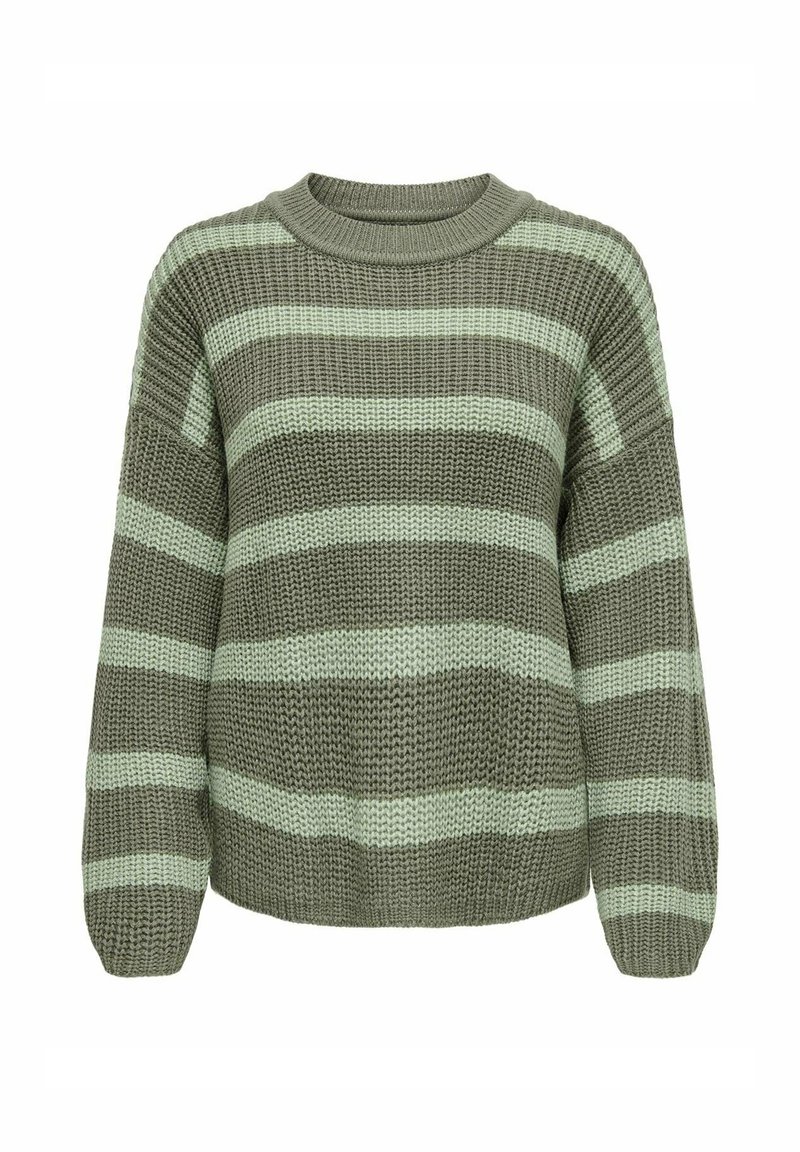 JDY JDYJUSTY STRIPE  - Strickpullover - grün