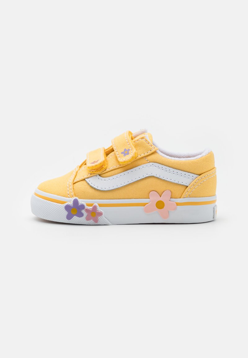 Vans OLD SKOOL FLOWER - Matalavartiset tennarit - yellow