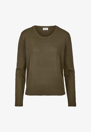 hessnatur, HESSNATUR - Strickpullover - goldoliv