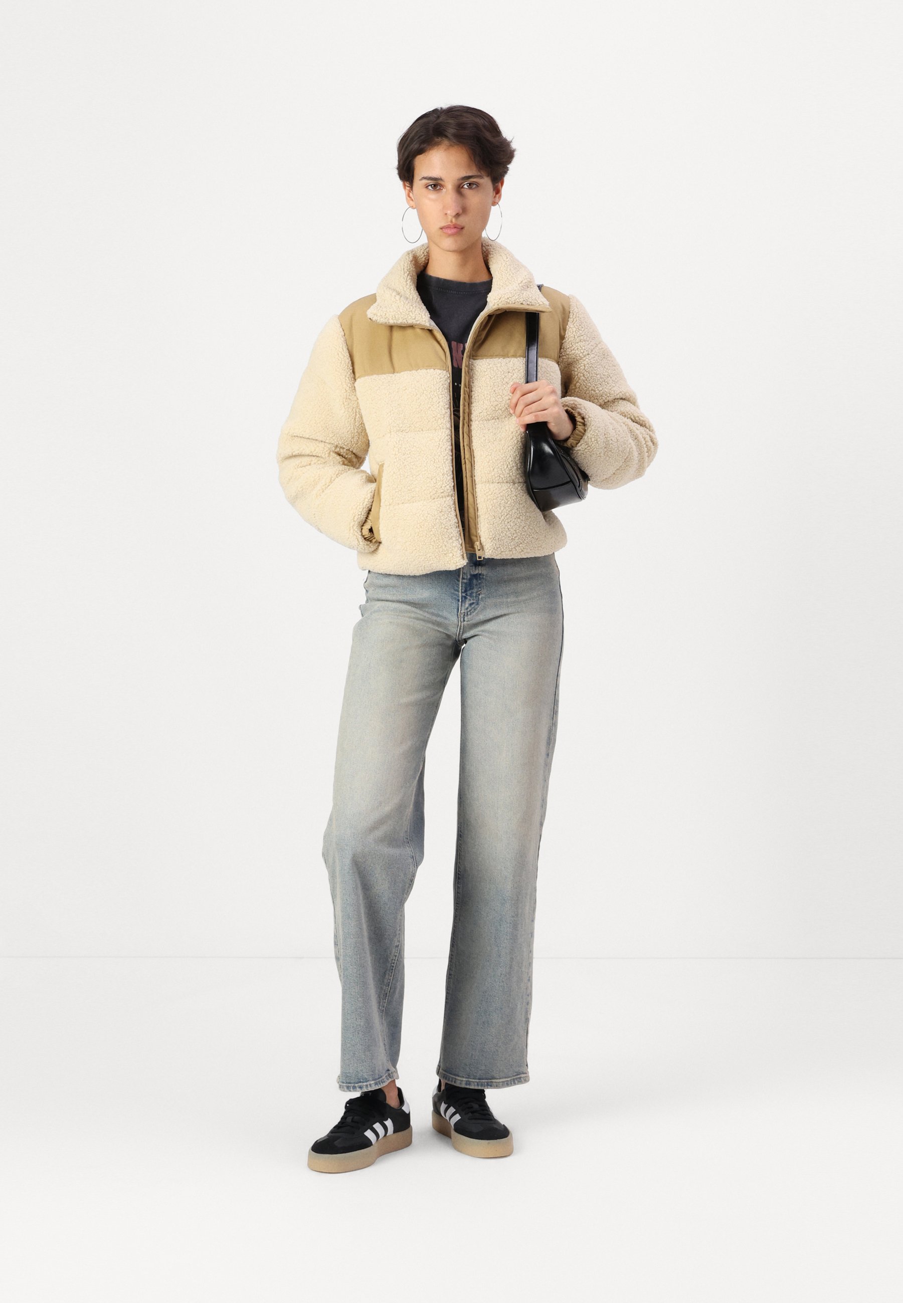 JJXX JXLISA PUFFER JACKET - Winter jacket - fog/beige - Zalando.ie