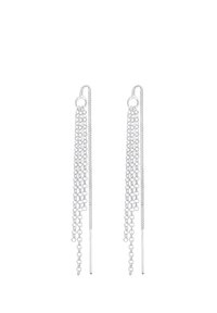 CURTAIN CHAINS - Pendientes - silver-coloured