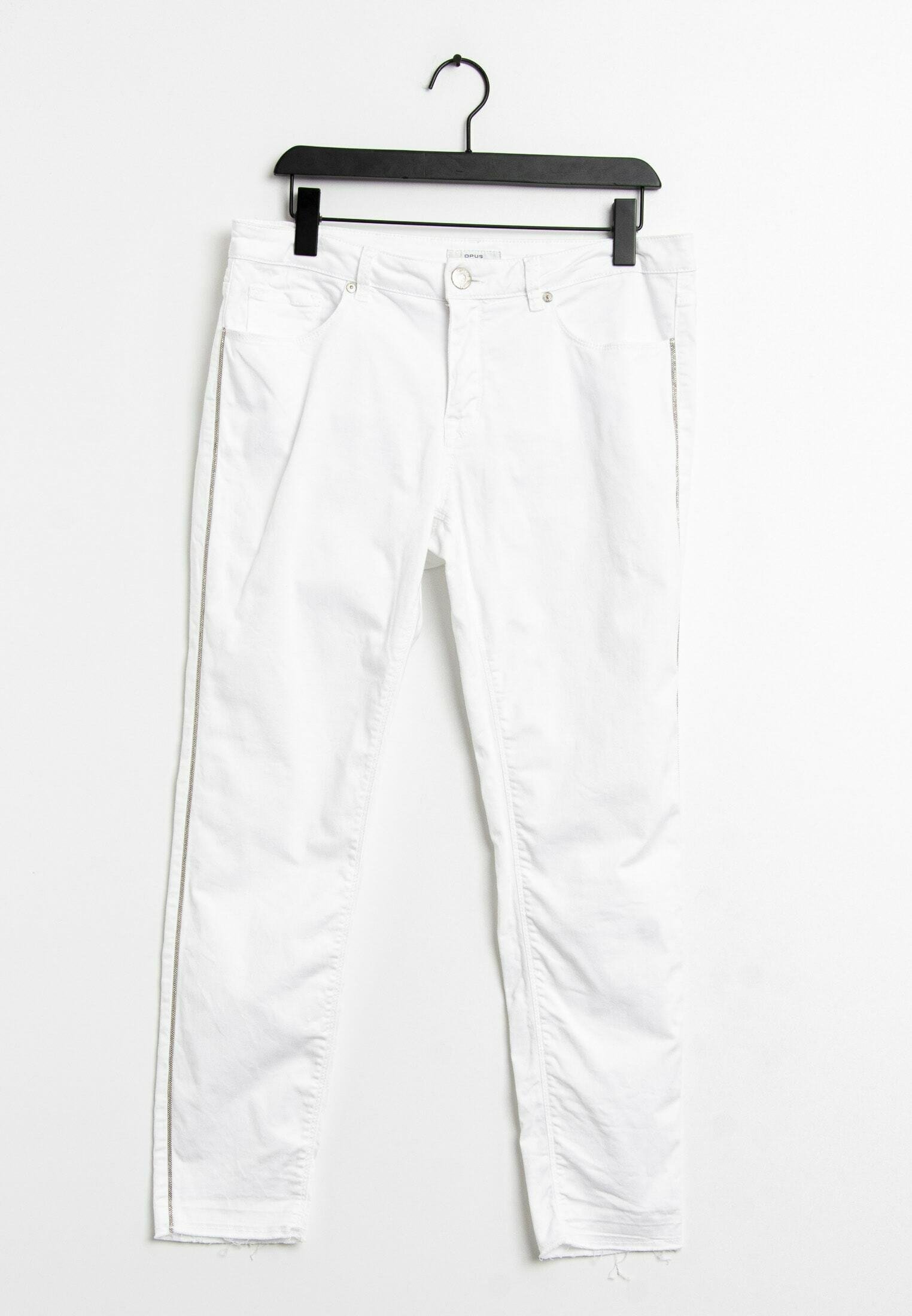 Opus Broek - white/wit - Zalando.nl