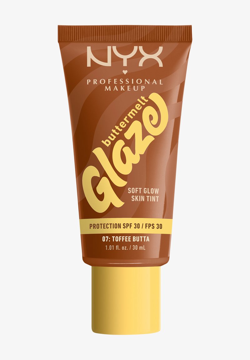 NYX Professional Makeup - BUTTERMELT GLAZE FOUNDATION LSF 30 - Foundation - toffee butta, Enlarge