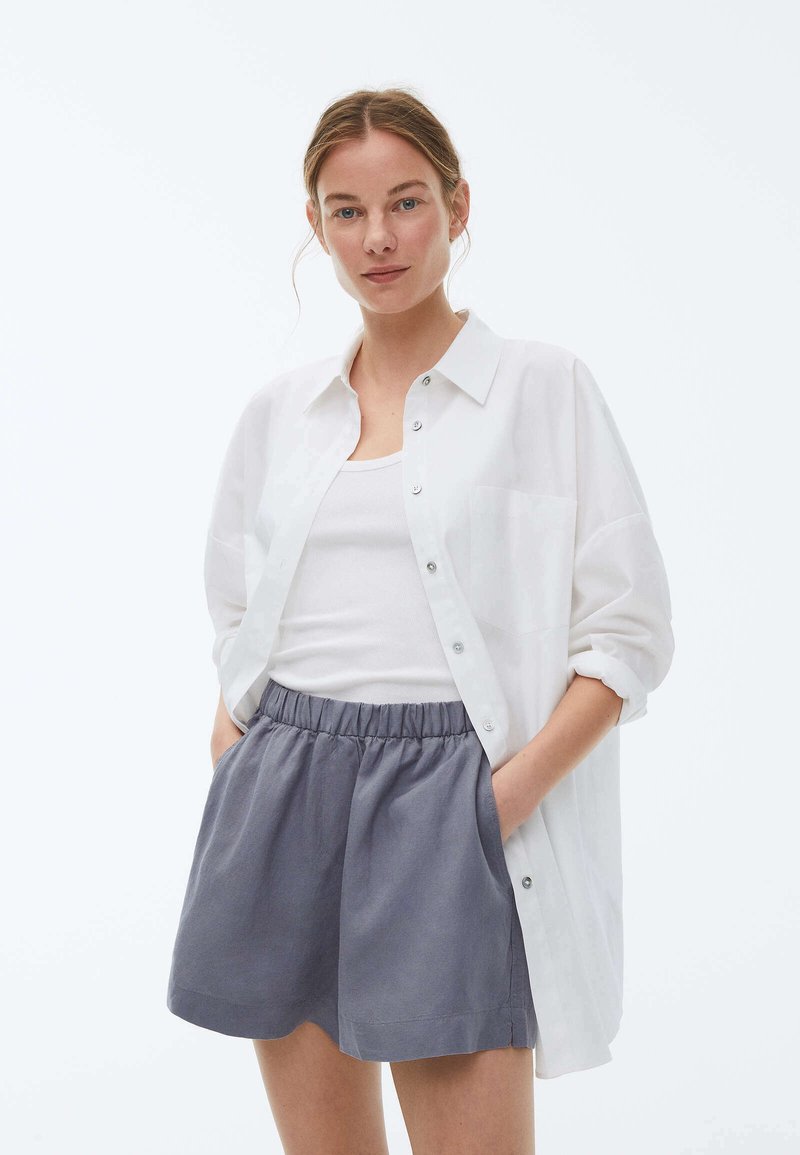 Damen Hemdblusen | OYSHO Hemdbluse white/weiß - IY93886 Damen Hemdblusen | OYSHO Hemdbluse white/weiß - IY93886