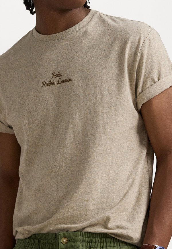 SHORT SLEEVE UNISEX - Basic T-shirt - tuscan beige heather2
