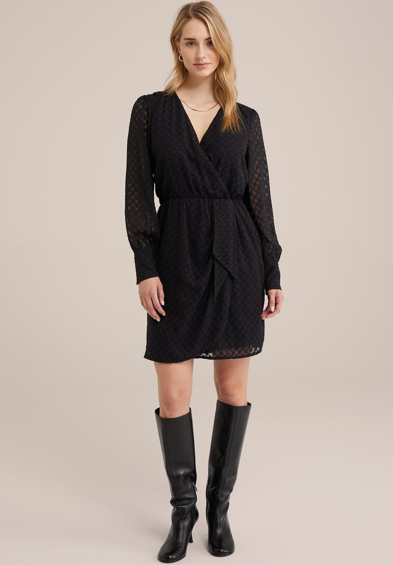 WE Fashion Jurk zwart